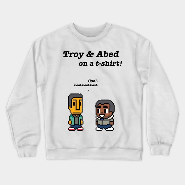 Troy and Abed · Community · TV show Crewneck Sweatshirt by Uwaki